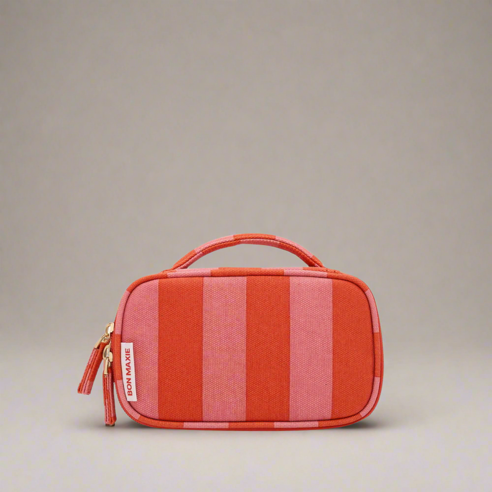 Handy Handle Case -- Pink and Red Stripe