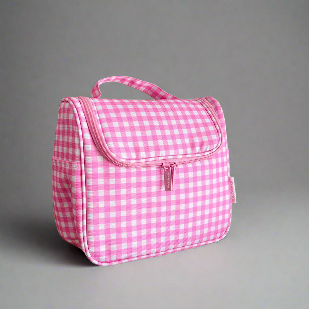 Keep Your Kit Together Bundle -- Tan + Pink Gingham