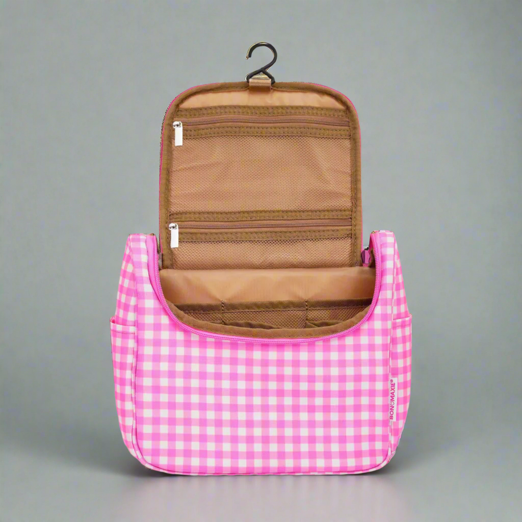 Keep Your Kit Together Bundle -- Tan + Pink Gingham