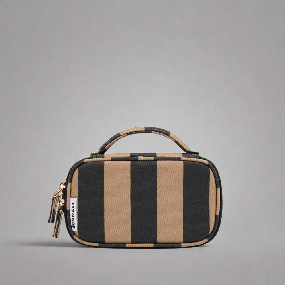 Handy Handle Case -- Tan and Black Stripe