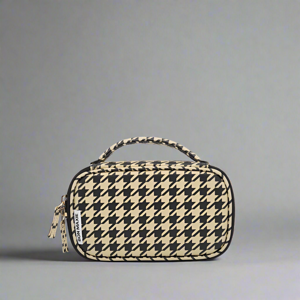 Handy Handle Case -- Black Houndstooth