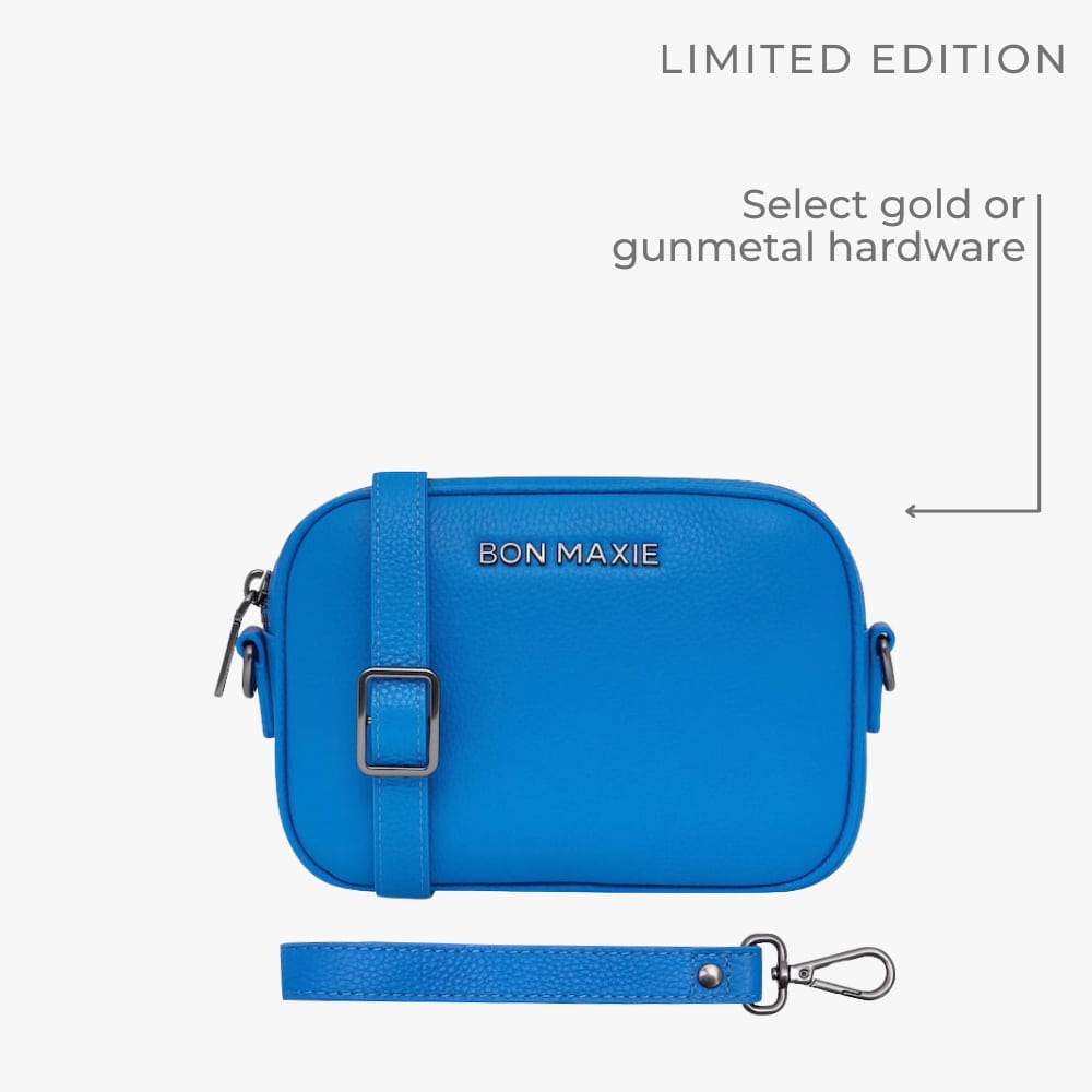 Mini Sidekick Wallet Crossbody Bag -- Cobalt