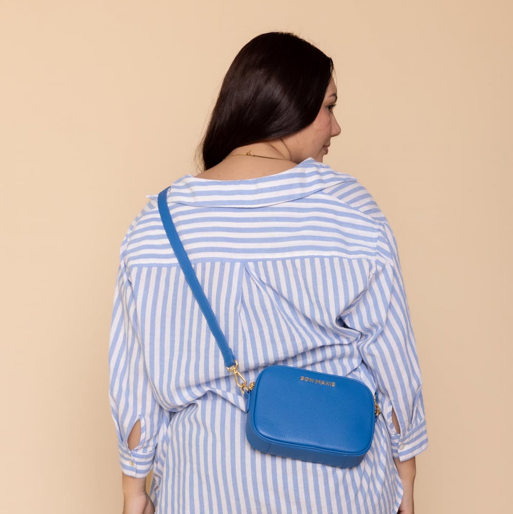 Mini Sidekick Wallet Crossbody Bag - Cobalt