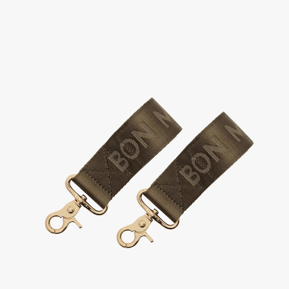 No-Slip Velcro Pram Straps -- Khaki