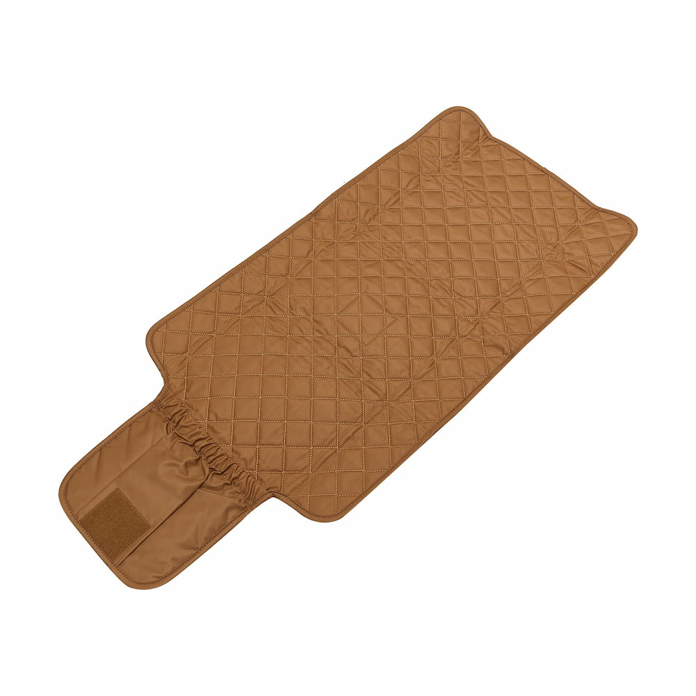 Quilted Change Mat Nappy Clutch -- Tan